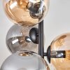 Gastor Lampa Sufitowa - Szkło 15 cm W kolorze bursztynu, Przydymiony, 6-punktowe