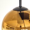 Koyoto Lampa Sufitowa - Szkło 15 cm Złoty, Przezroczysty, 5-punktowe