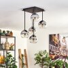 Koyoto Lampa Sufitowa - Szkło 15 cm Chrom, Przezroczysty, 5-punktowe