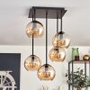 Koyoto Lampa Sufitowa - Szkło 15 cm W kolorze bursztynu, 5-punktowe