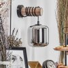 Lauden Lampa ścienna - Szkło 15 cm Ecru, Czarny, 1-punktowy