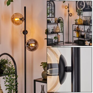 Gastor Lampa Stojąca - Szkło 15 cm W kolorze bursztynu, Przezroczysty, Przydymiony, 3-punktowe Gastor Lampa Stojąca - Szkło 15 cm W kolorze bursztynu, Przezroczysty, Przydymiony, 3-punktowe
