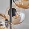 Gastor Lampa Sufitowa - Szkło 15 cm W kolorze bursztynu, Przezroczysty, 4-punktowe