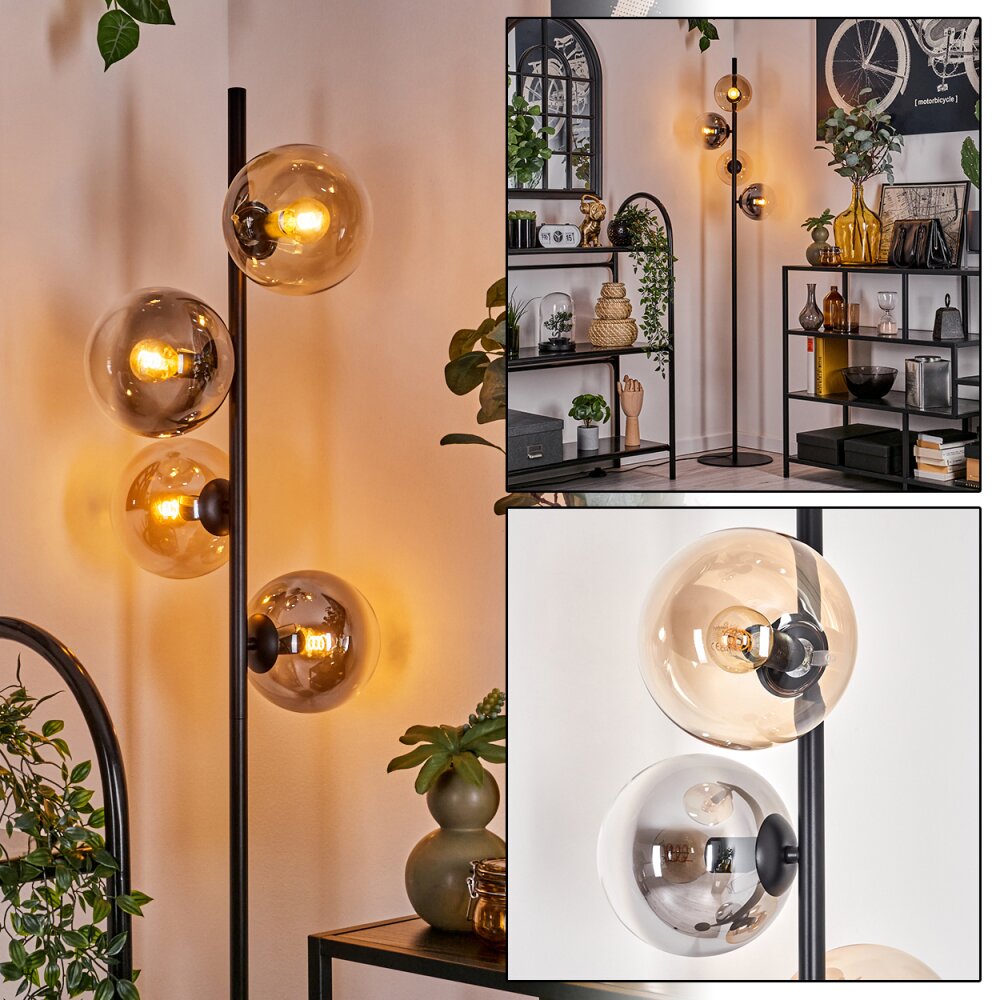 Gastor Lampa Stojąca - Szkło 15 cm W kolorze bursztynu, Przezroczysty, Przydymiony, 4-punktowe main product photo