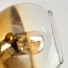 Koyoto Lampa Sufitowa - Szkło 15 cm Złoty, Przezroczysty, 6-punktowe