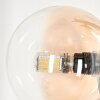 Remaisnil Lampa Stojąca - Szkło 10 cm, 12 cm W kolorze bursztynu, Przezroczysty, 6-punktowe