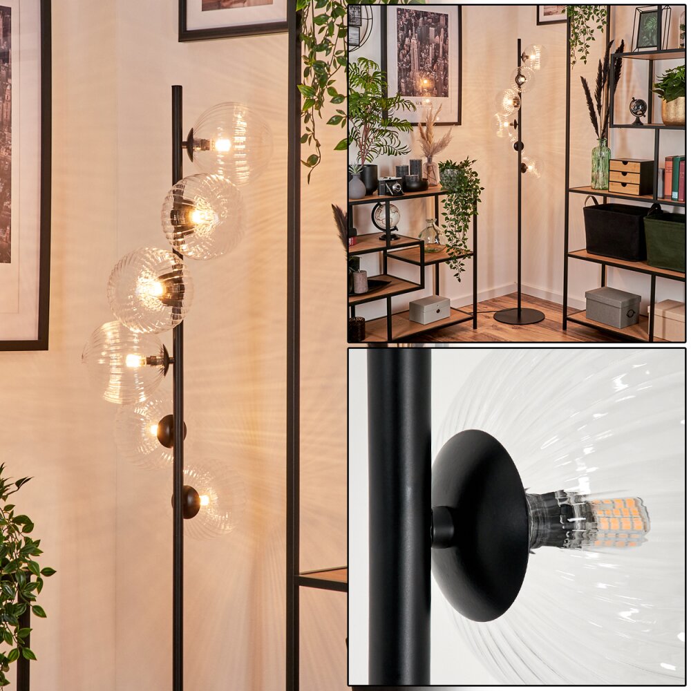 Remaisnil Lampa Stojąca - Szkło 15 cm Przezroczysty, 6-punktowe main product photo