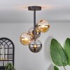 Chehalis Lampa Sufitowa - Szkło 12 cm W kolorze bursztynu, Przydymiony, 4-punktowe