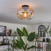 Apedo Lampa Sufitowa - Szkło 30 cm W kolorze bursztynu, Przezroczysty, 1-punktowy