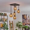 Gastor Lampa Sufitowa - Szkło 15 cm W kolorze bursztynu, 5-punktowe
