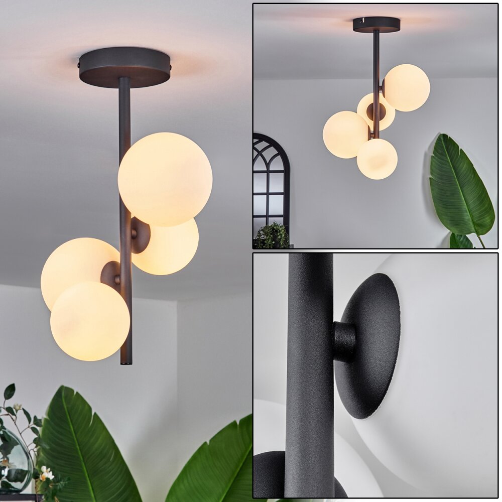 Chehalis Lampa Sufitowa - Szkło 10 cm, 12 cm Biały, 4-punktowe main product photo