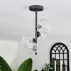 Chehalis Lampa Sufitowa - Szkło 10 cm, 12 cm Przezroczysty, 4-punktowe
