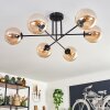Gastor Lampa Sufitowa - Szkło 15 cm W kolorze bursztynu, 6-punktowe