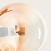 Remaisnil Lampa Stojąca - Szkło 10 cm, 12 cm W kolorze bursztynu, Przezroczysty, 3-punktowe