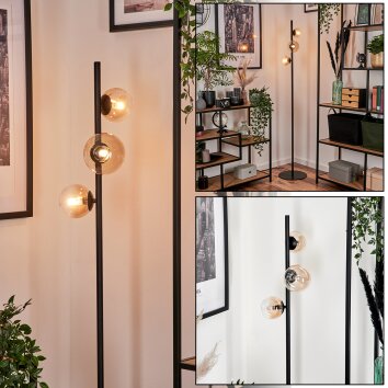 Remaisnil Lampa Stojąca - Szkło 10 cm, 12 cm W kolorze bursztynu, Przezroczysty, 3-punktowe Remaisnil Lampa Stojąca - Szkło 10 cm, 12 cm W kolorze bursztynu, Przezroczysty, 3-punktowe