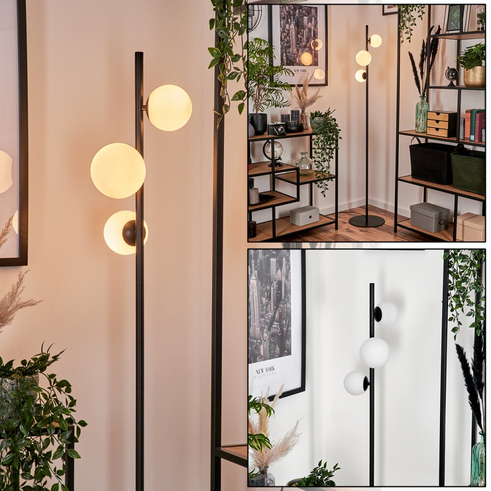 Remaisnil Lampa Stojąca - Szkło 10 cm, 12 cm Biały, 3-punktowe main product photo