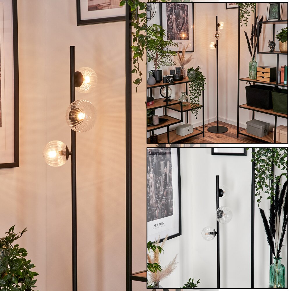 Remaisnil Lampa Stojąca - Szkło 10 cm, 12 cm Przezroczysty, 3-punktowe main product photo