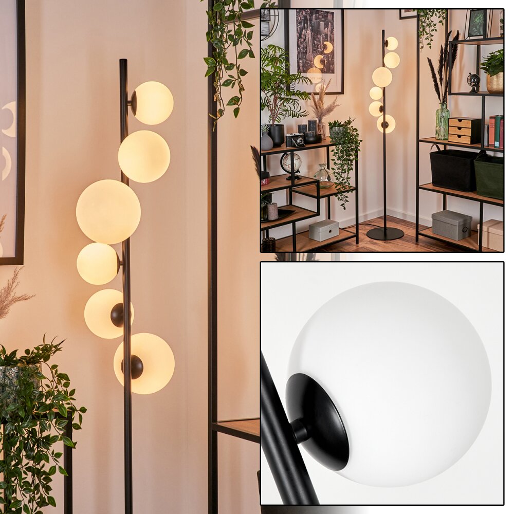 Remaisnil Lampa Stojąca - Szkło 10 cm, 12 cm, 15 cm Biały, 6-punktowe main product photo