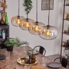 Apedo Lampa Wisząca - Szkło 30 cm W kolorze bursztynu, Przezroczysty, 4-punktowe