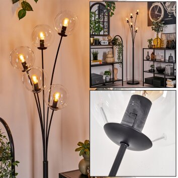 Gastor Lampa Stojąca - Szkło 15 cm Przezroczysty, 5-punktowe