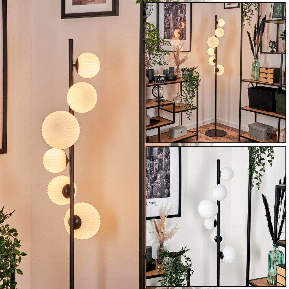 Remaisnil Lampa Stojąca - Szkło 10 cm, 12 cm, 15 cm Biały, 6-punktowe main product photo