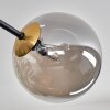 Chehalis Lampa Sufitowa - Szkło 12 cm, 15 cm złoty, czarny, 8-punktowe