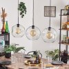 Ripoll Lampa Wisząca - Szkło 30 cm Przezroczysty, 3-punktowe
