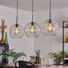 Ripoll Lampa Wisząca - Szkło 30 cm Przezroczysty, 3-punktowe