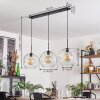 Ripoll Lampa Wisząca - Szkło 30 cm Przezroczysty, 3-punktowe