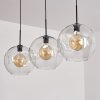 Ripoll Lampa Wisząca - Szkło 30 cm Przezroczysty, 3-punktowe
