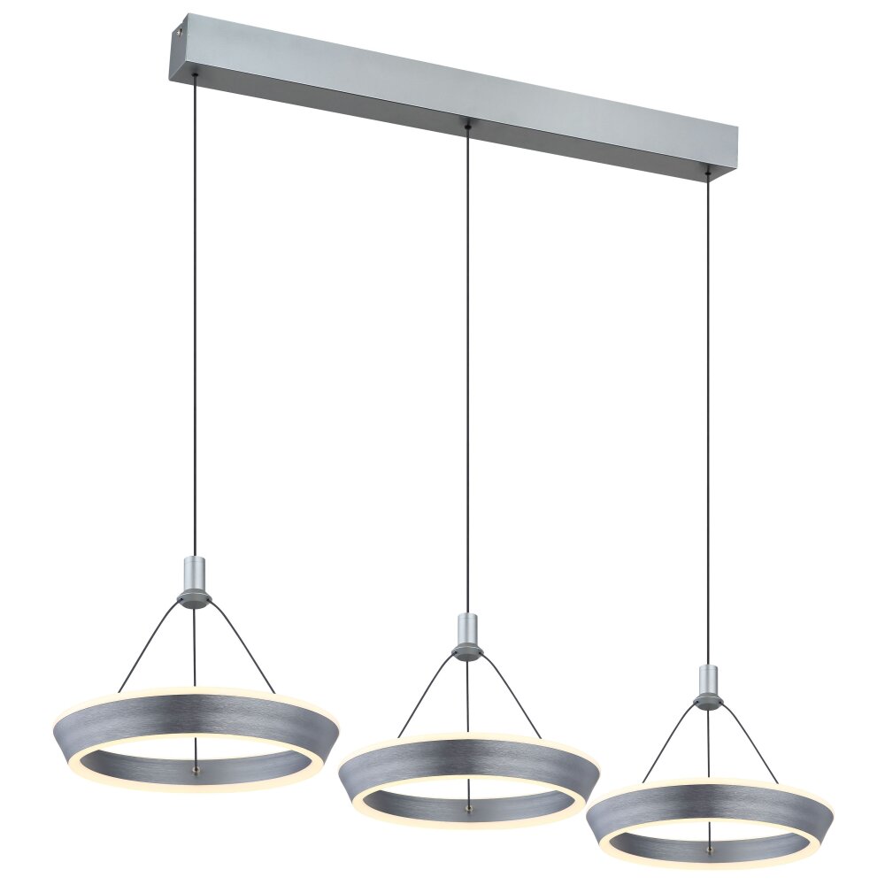 Globo FERRA Lampa Wisząca LED Szary, 1-punktowy main product photo