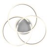 Globo HERWIG Lampa Sufitowa LED Szczotkowany aluminium, 1-punktowy, Zdalne sterowanie
