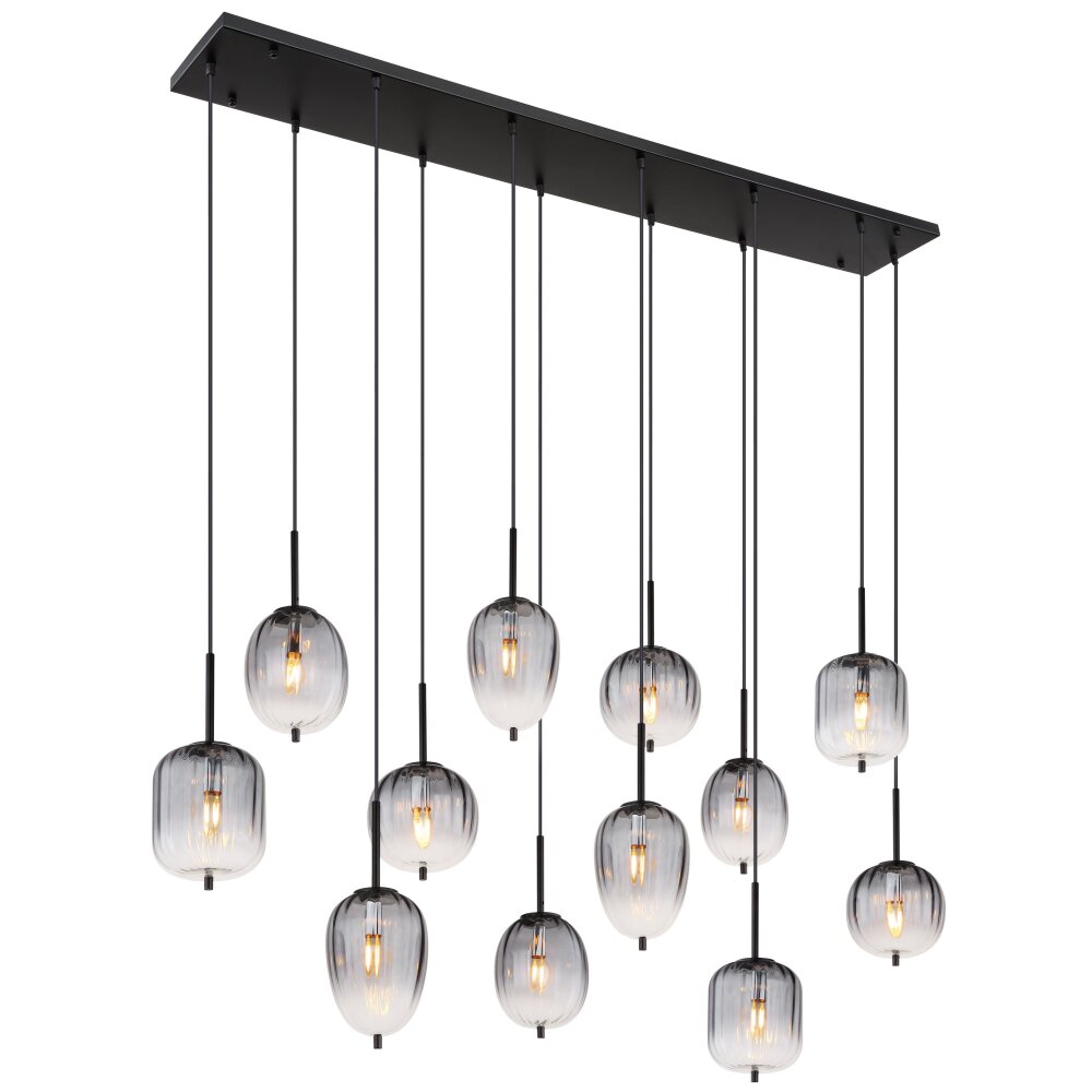 Globo ATTILA Lampa Wisząca Czarny, 12-punktowe main product photo