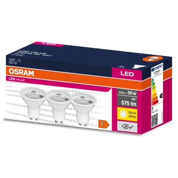 OSRAM LED GU10 6,9 W 2700 Kelvin 575 Lumen