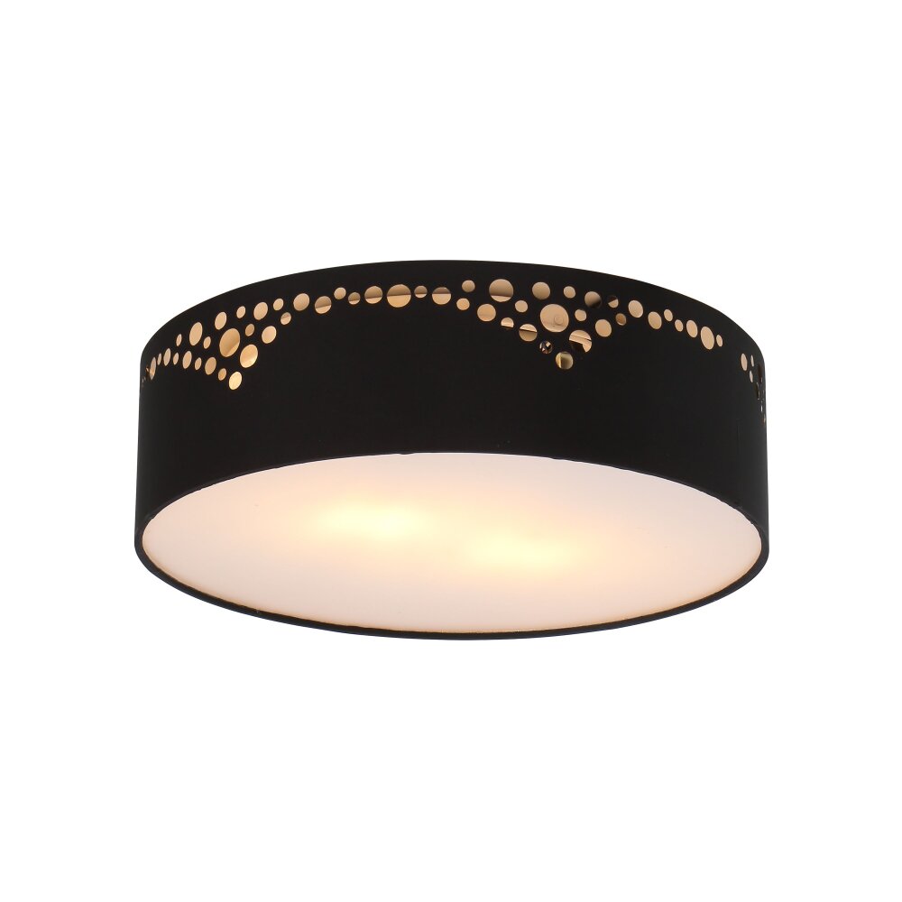 Globo INGEBORG Lampa Sufitowa Czarny, 2-punktowe main product photo