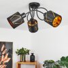 Opatija Lampa Sufitowa Czarny, 3-punktowe