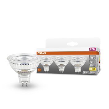 OSRAM Zestaw 3 lamp LED Star GU5.3 6,5 W 2700 Kelvin 621 Lumen