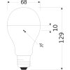 OSRAM LED Star E27 19 W 6500 Kelvin 2452 Lumen