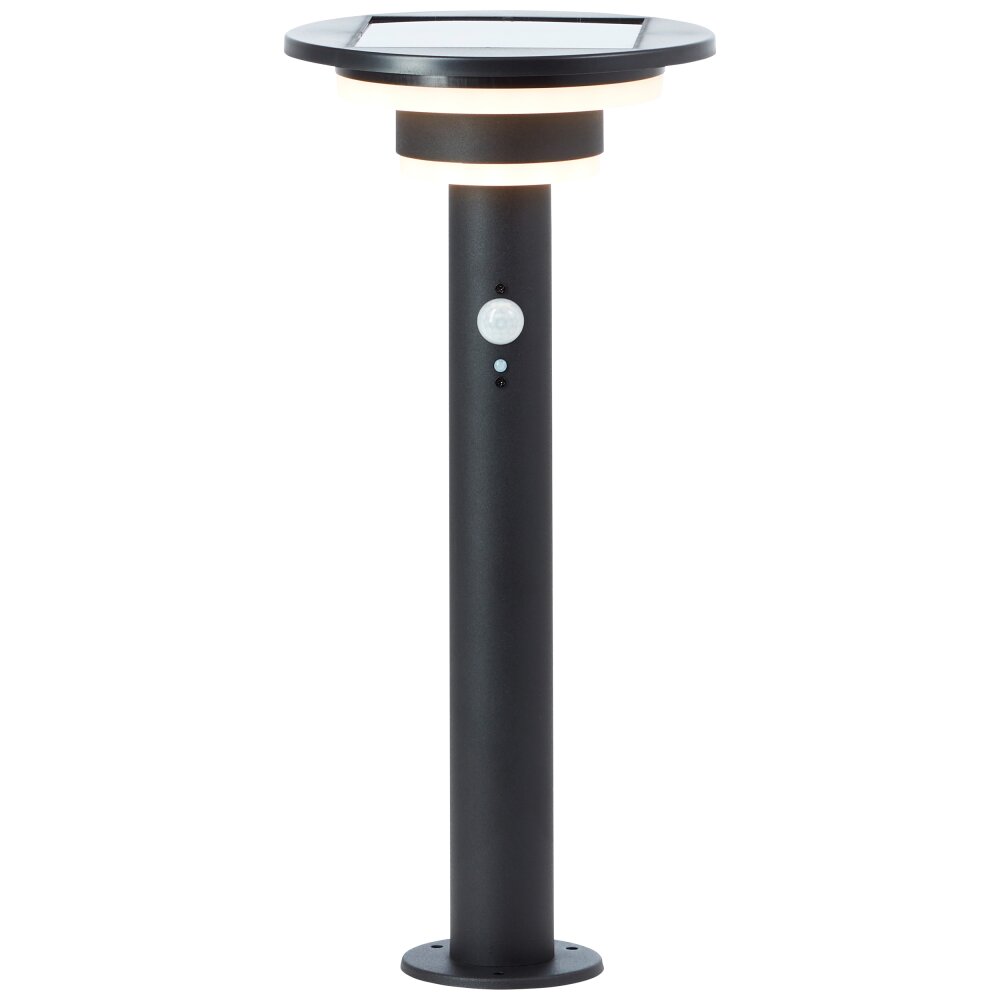 Brilliant Garvina Zewnętrzna Lampa Stojąca LED Czarny, 1-punktowy, Czujnik ruchu main product photo