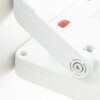 Brilliant Luton Zewnętrzny kinkiet LED Biały, 1-punktowy, Czujnik ruchu