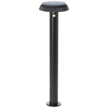 Brilliant Alvero Zewnętrzna Lampa Stojąca LED Czarny, 1-punktowy, Czujnik ruchu