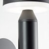 Brilliant Magua Zewnętrzny kinkiet LED Czarny, 1-punktowy