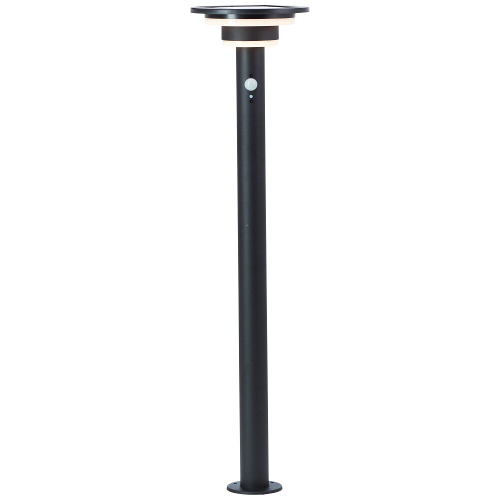 Brilliant Garvina Zewnętrzna Lampa Stojąca LED Czarny, 1-punktowy, Czujnik ruchu main product photo