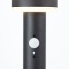Brilliant Garvina Zewnętrzna Lampa Stojąca LED Czarny, 1-punktowy, Czujnik ruchu