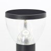 Brilliant Tulip Zewnętrzna Lampa Stojąca LED Czarny, 1-punktowy, Czujnik ruchu