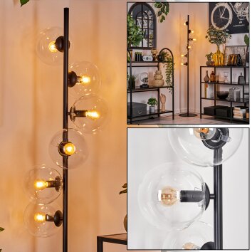 Gastor Lampa Stojąca - Szkło 15 cm przezroczysty, 6-punktowe