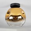 Ripoll Lampa Sufitowa - Szkło 25 cm Złoty, Przezroczysty, 1-punktowy