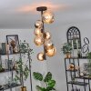 Chehalis Lampa Sufitowa - Szkło 10 cm, 12cm, 15cm W kolorze bursztynu, Przydymiony, 8-punktowe