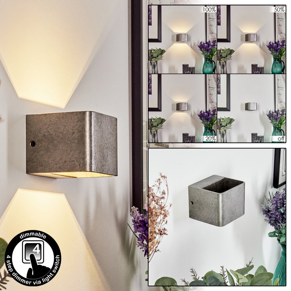 Chuitna Lampa ścienna LED Nikiel postarzany, 1-punktowy main product photo