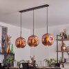 Ripoll Lampa Wisząca - Szkło 30 cm W kolorze miedzi, 3-punktowe